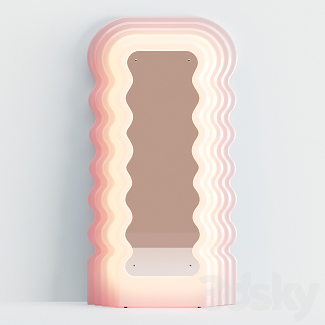 Ultrafragola memphis mirror 3d