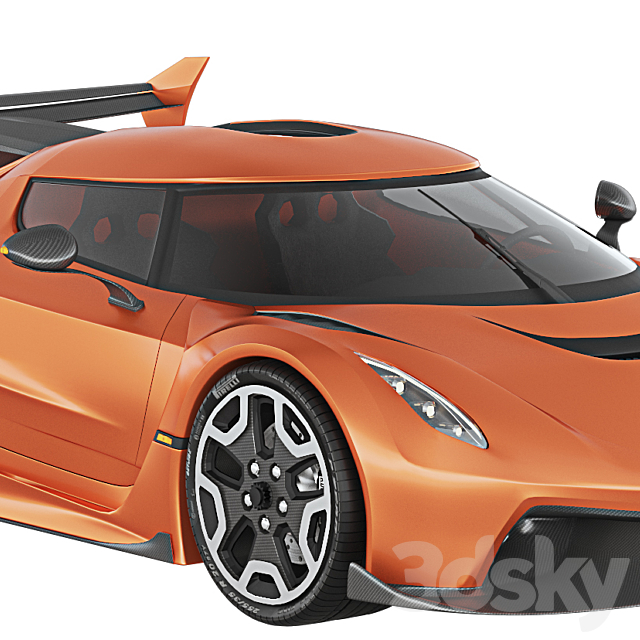 Koenigsegg Jesko 2019 3dskyfree