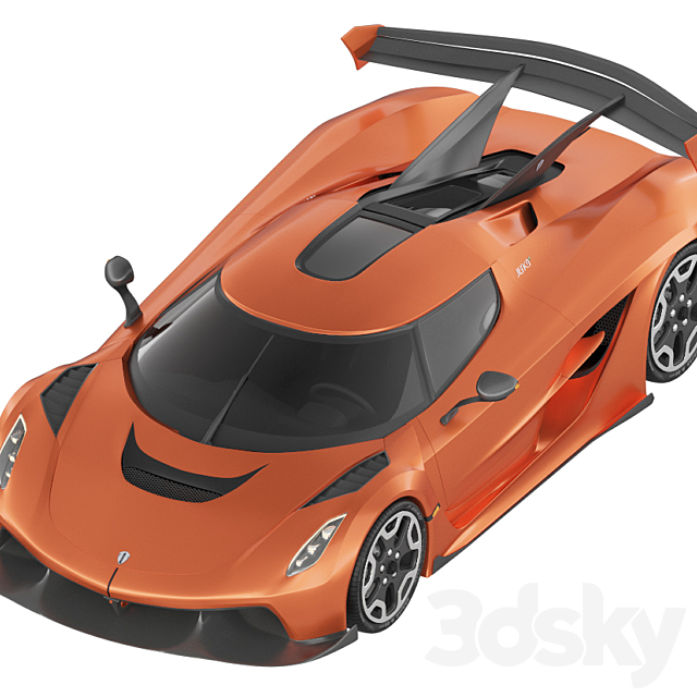 Koenigsegg Jesko 2019 3dmodel