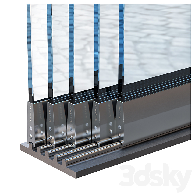 Weinor sliding door 3d