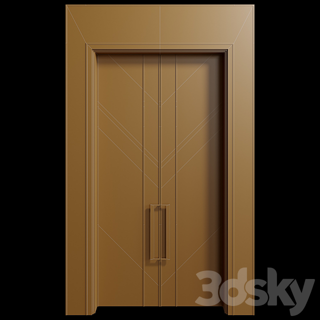 Entrance door 3d