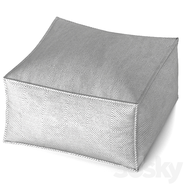 Set of poufs SAIL POUF TAUPE 3dsky