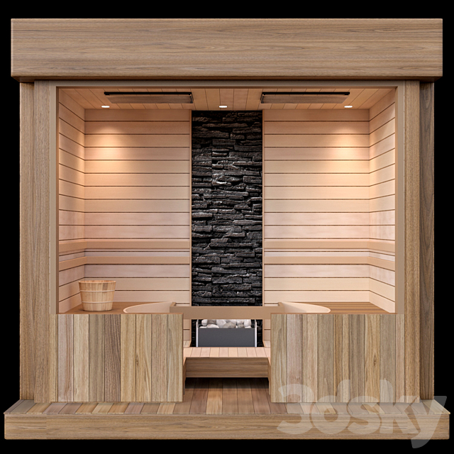 Sauna 3 3d