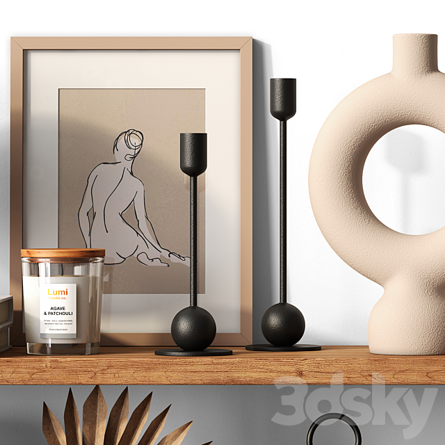 Decor set HARMONY 3d