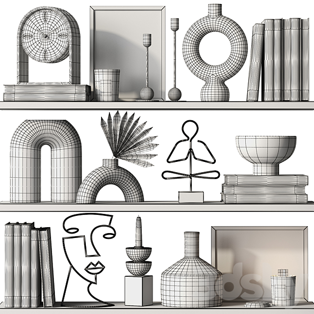 Decor set HARMONY 3dsky