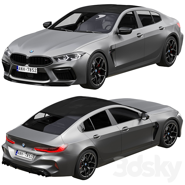 Bmw m8 gran coupe 3d