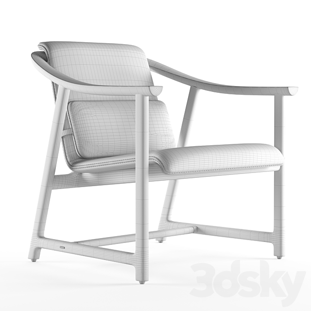 Stellar Works Mandarin Lounge Chair MA-S211 3DSMax File - thumbnail 4