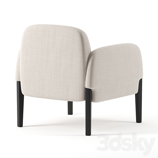 Join small armchair by La Cividina 3d