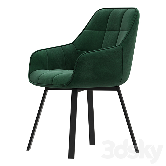 Chair Chair swivel chair EMILE-GN 3DSMax File - thumbnail 2