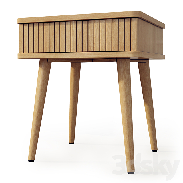 Chest of drawers and bedside table Viva. Tvstand. nightstand by LuLu 3DSMax File - thumbnail 3