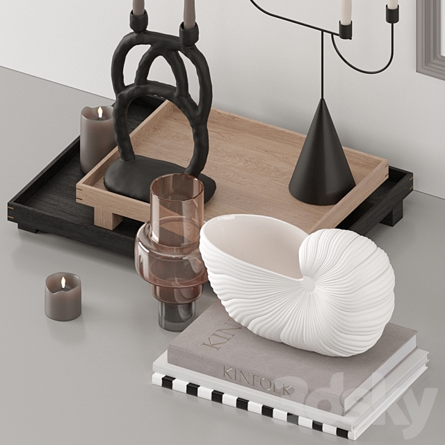 Scandi Decorative Set 3dsky