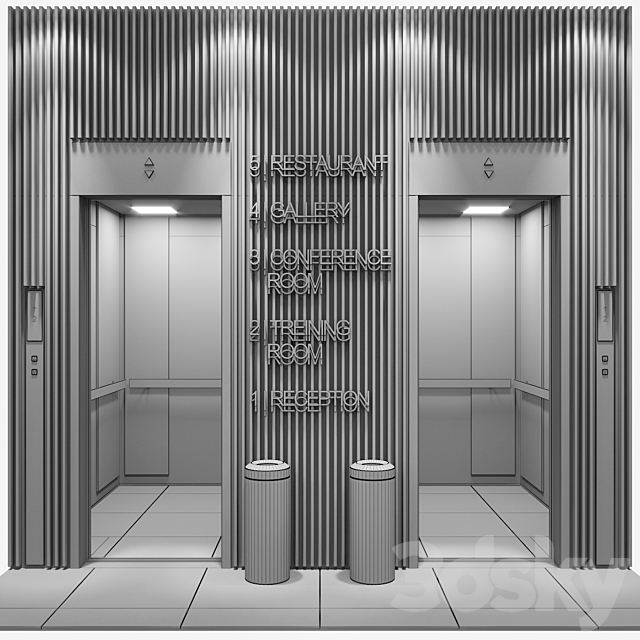 Elevator 2 3DSMax File - thumbnail 4