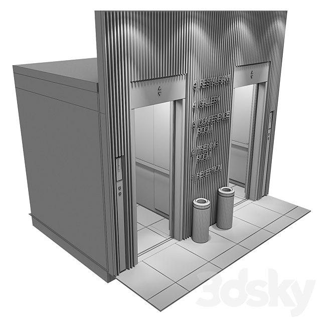 Elevator 2 3DSMax File - thumbnail 5