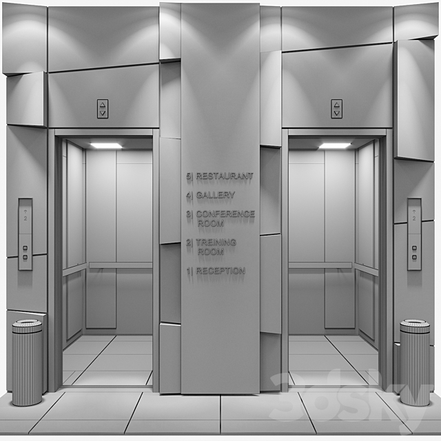 Elevator 3 3dsky