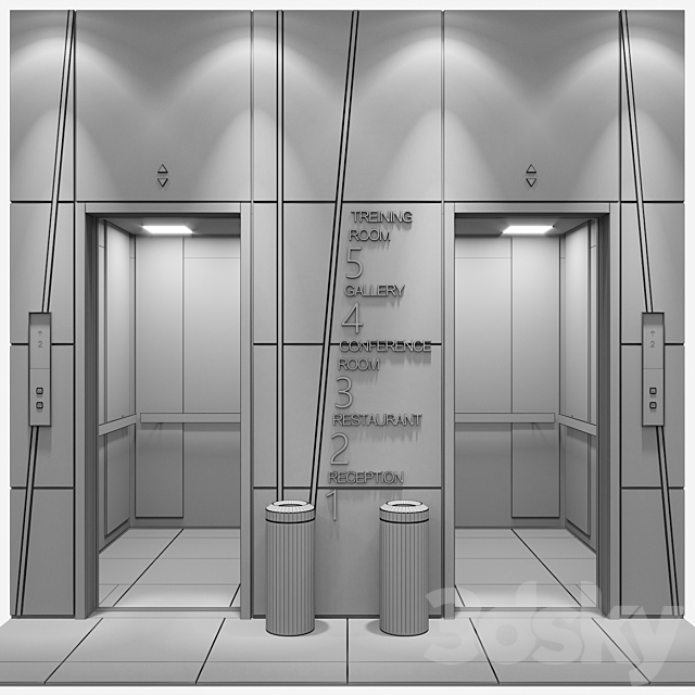 Elevator 4 3dsky