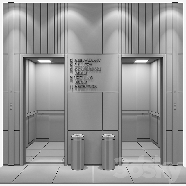 Elevator 8 3dsky