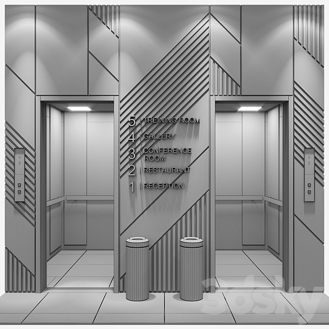 Elevator 11 3dsky