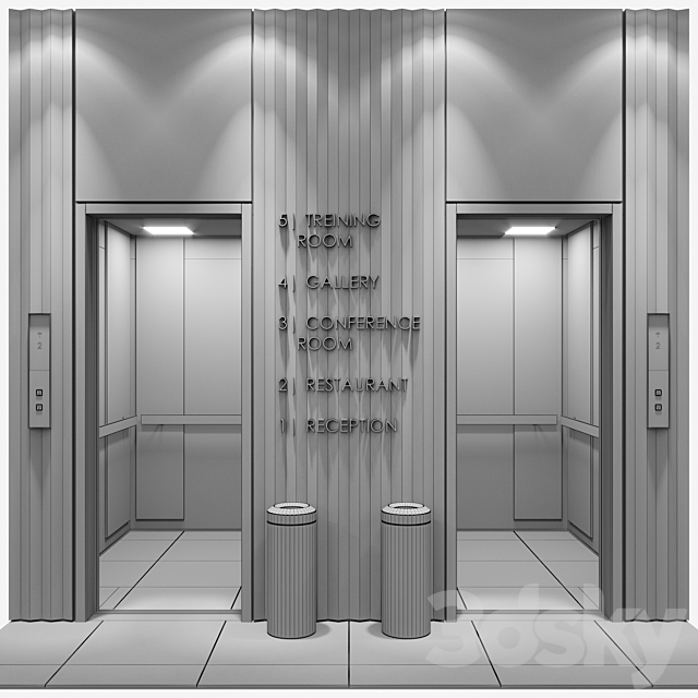Elevator 12 3dsky