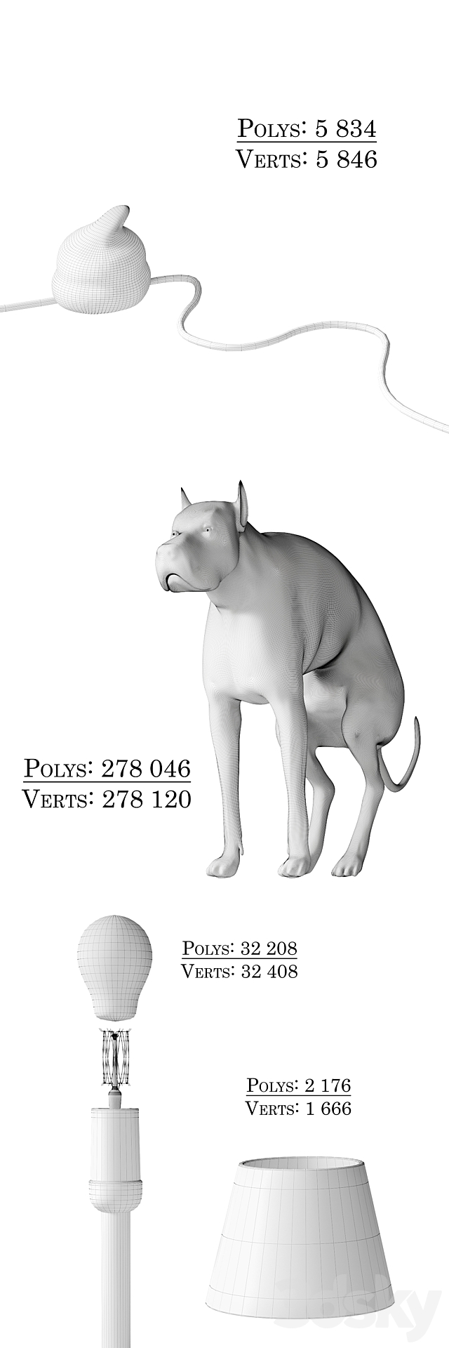 Lamp Good Boy 3d