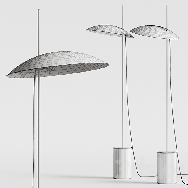 bs.living Clam Floor Lamp 3d