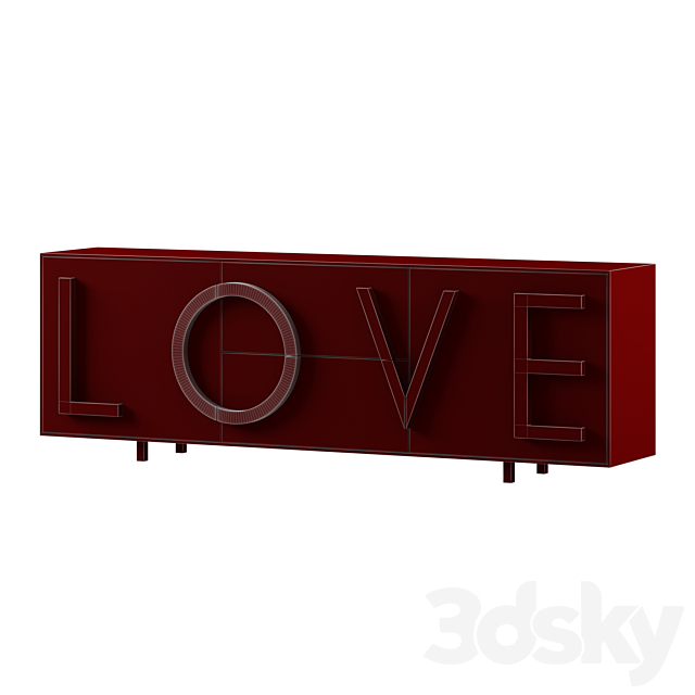 LOVE LARGE sideboard by Driade 3DSMax File - thumbnail 3