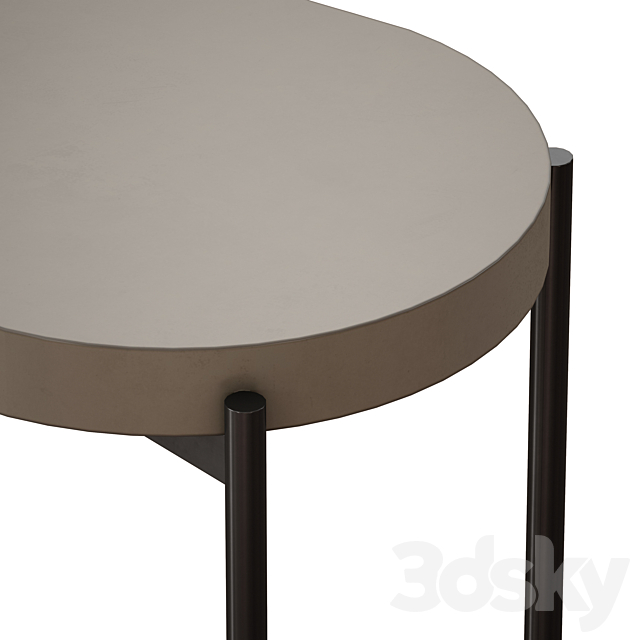 Laurie Gray Console Table (Crate and Barrel) 3DSMax File - thumbnail 3