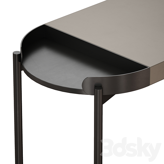 Laurie Gray Console Table (Crate and Barrel) 3DSMax File - thumbnail 4