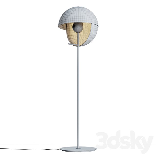 Theia P LED Floor Lamp by Mathias Hahn from Marset 3dskyfree