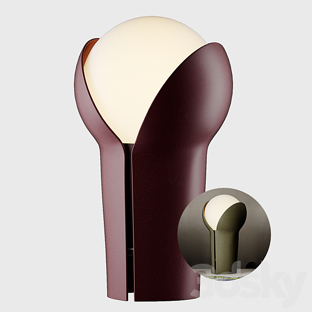 BUD PORTABLE LAMP by Innermost 3dsky