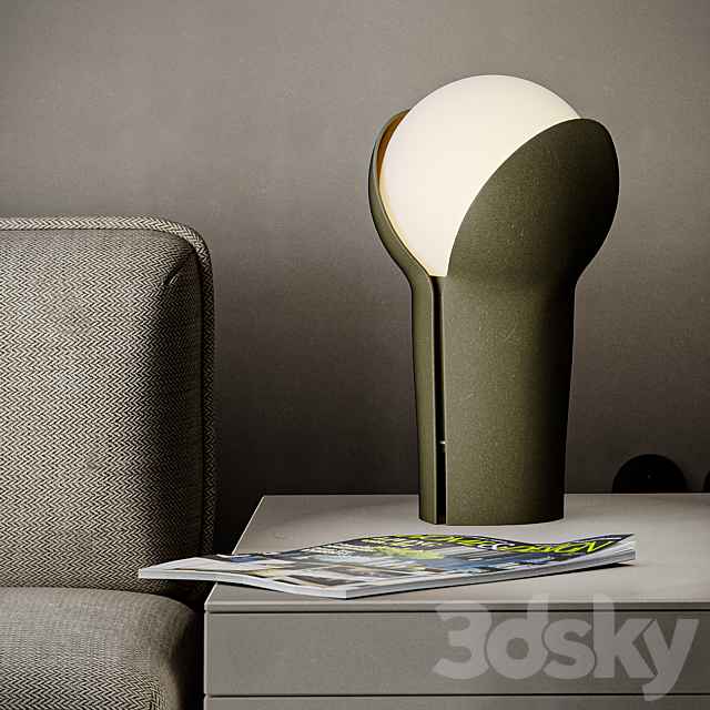 BUD PORTABLE LAMP by Innermost 3dskyfree