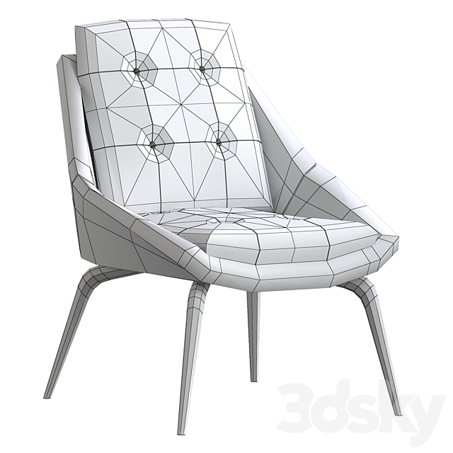 Modloft Columbus Lounge Chair 3dskyfree