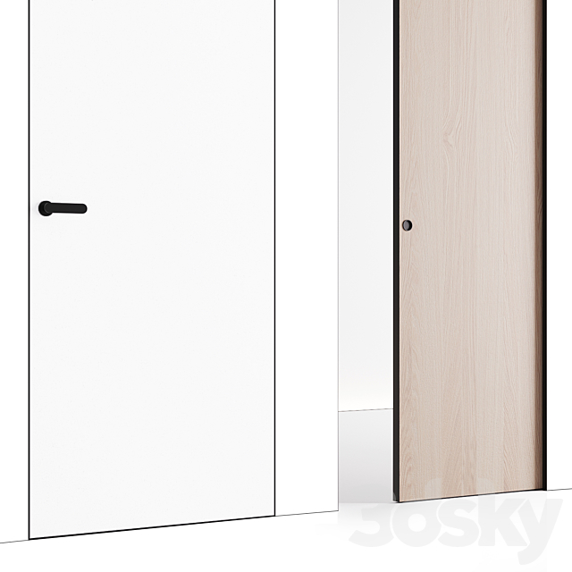 Lualdi doors set 3d