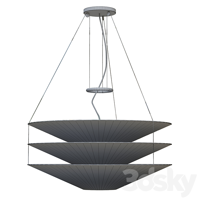 Chandelier Ingo maurer floatation 3d