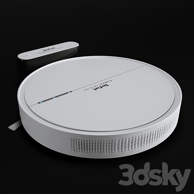 Robot vacuum cleaner Tefal X-plorer SERIE 60 white 3d