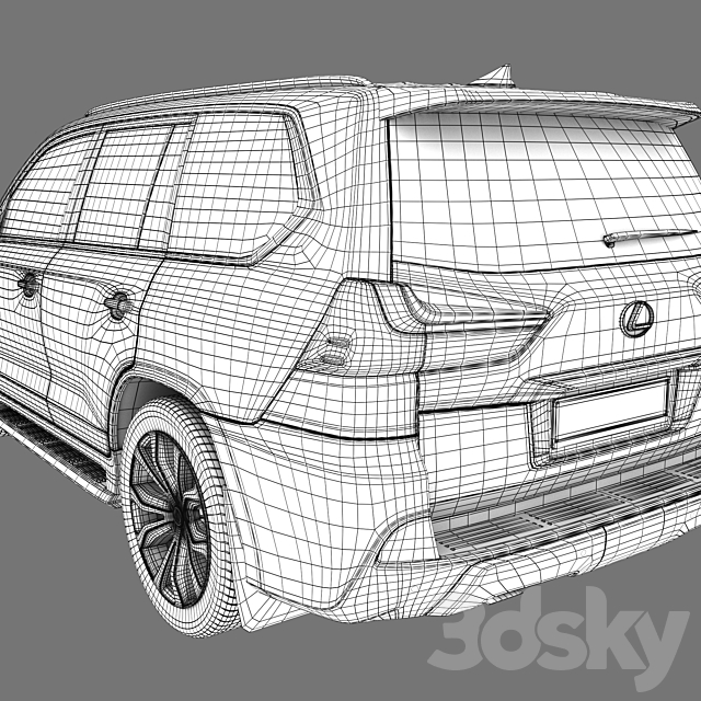 Lexus lx 3dsky