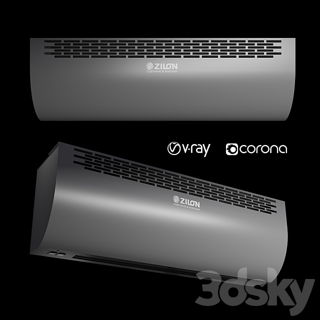 ZILON thermal curtain 3d