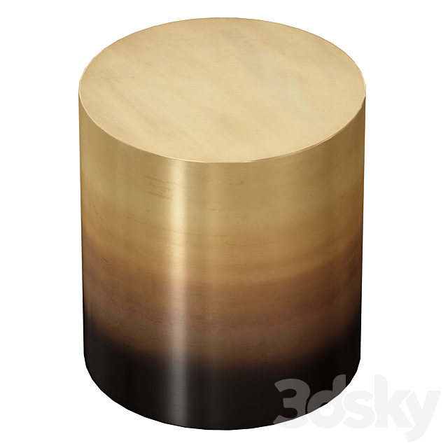 Cassidy End Table (Crate and Barrel) 3DSMax File - thumbnail 2