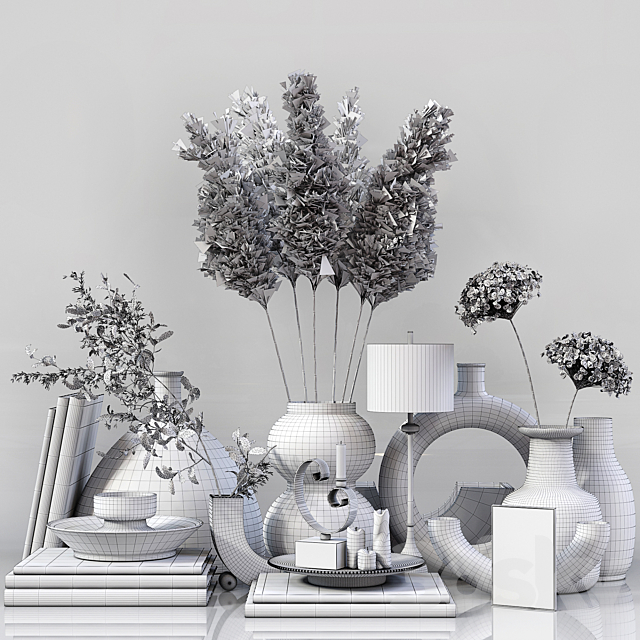 Decorative Set 08 3dskyfree