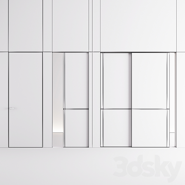 Lualdi doors set 3dsky