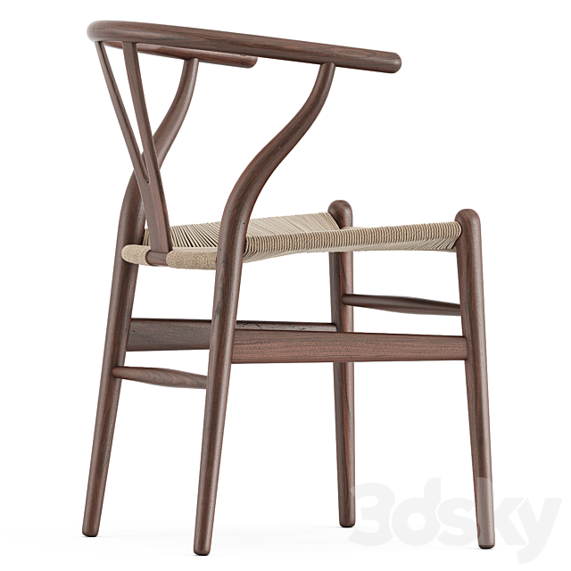 CH24 Wishbone chair by Carl Hansen 3dsky