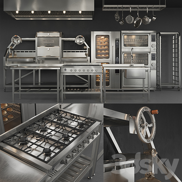 Kitchen Equipment 3DSMax File - thumbnail 4
