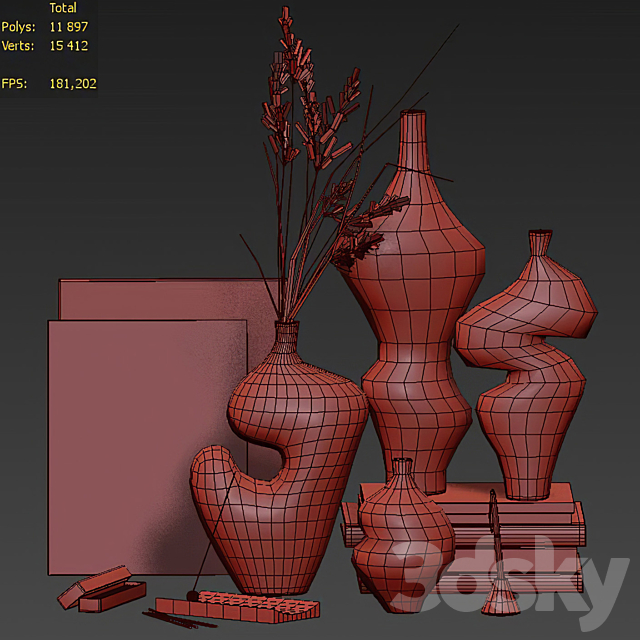 Decorative Set 38 3dskyfree