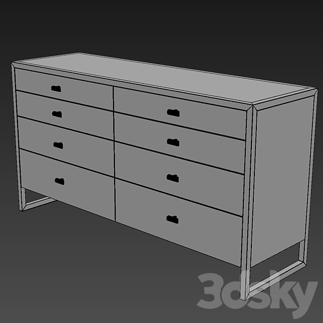 Chest of drawers Caracole Modern Artisans Dresser 3d