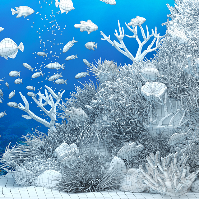Seawater aquarium 3DSMax File - thumbnail 5