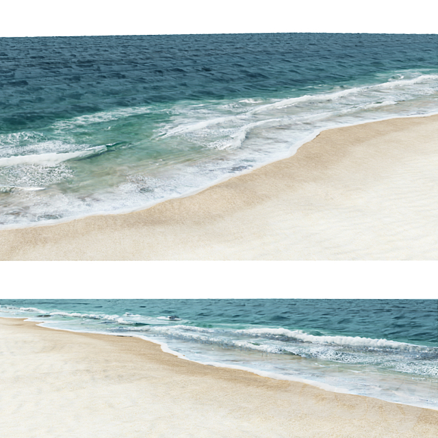 Beach waves 3DSMax File - thumbnail 2