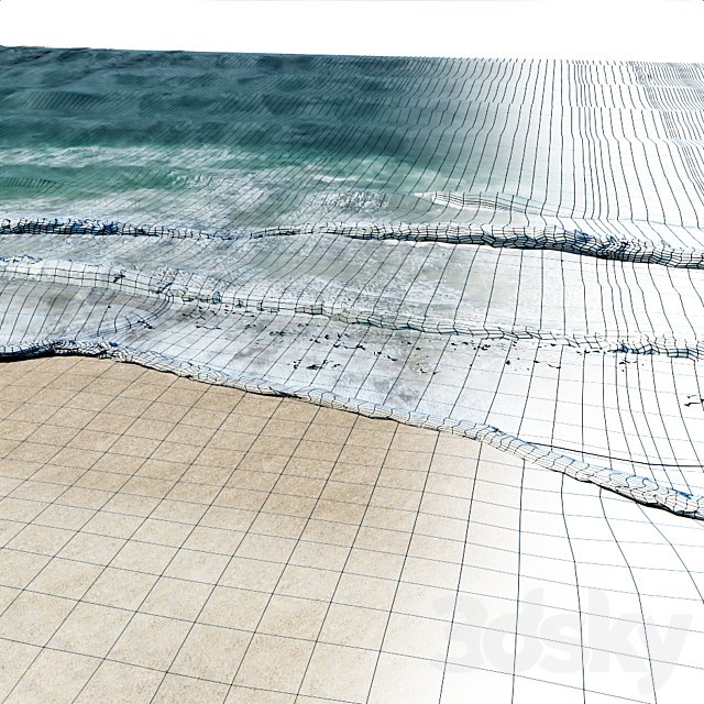 Beach waves 3DSMax File - thumbnail 4