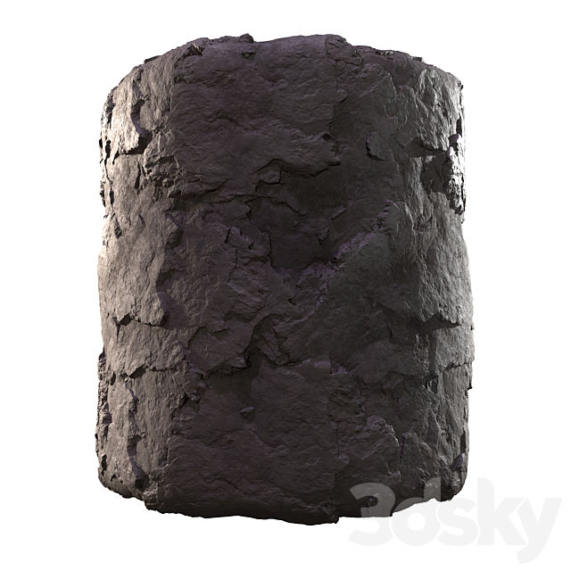 Rock cliff wall 3dsky