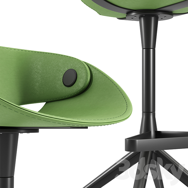 Tonon Fl@t (Flat) Italian semi-bar stool 66 cm 3dsky