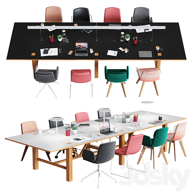 OrangeBox - Conference Table BAE 3d