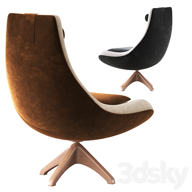 AgataErgonomic Armchair 3dsky